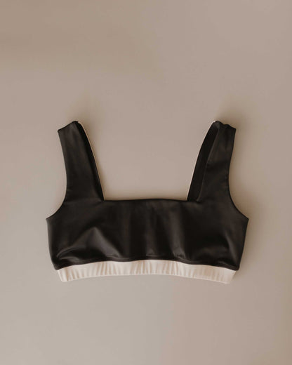 SAIL BRA - Black Sand / Salt