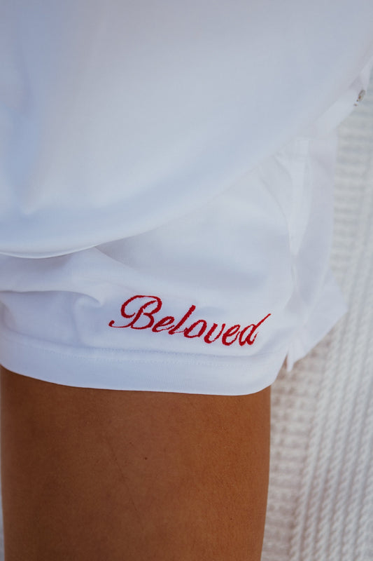 BELOVED CUSTOM SHORT - Pure White