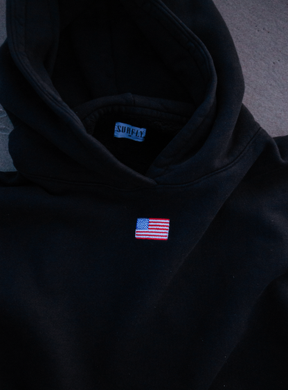 FREEDOM HOODIE - Jet Black