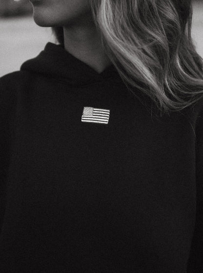 FREEDOM HOODIE - Jet Black